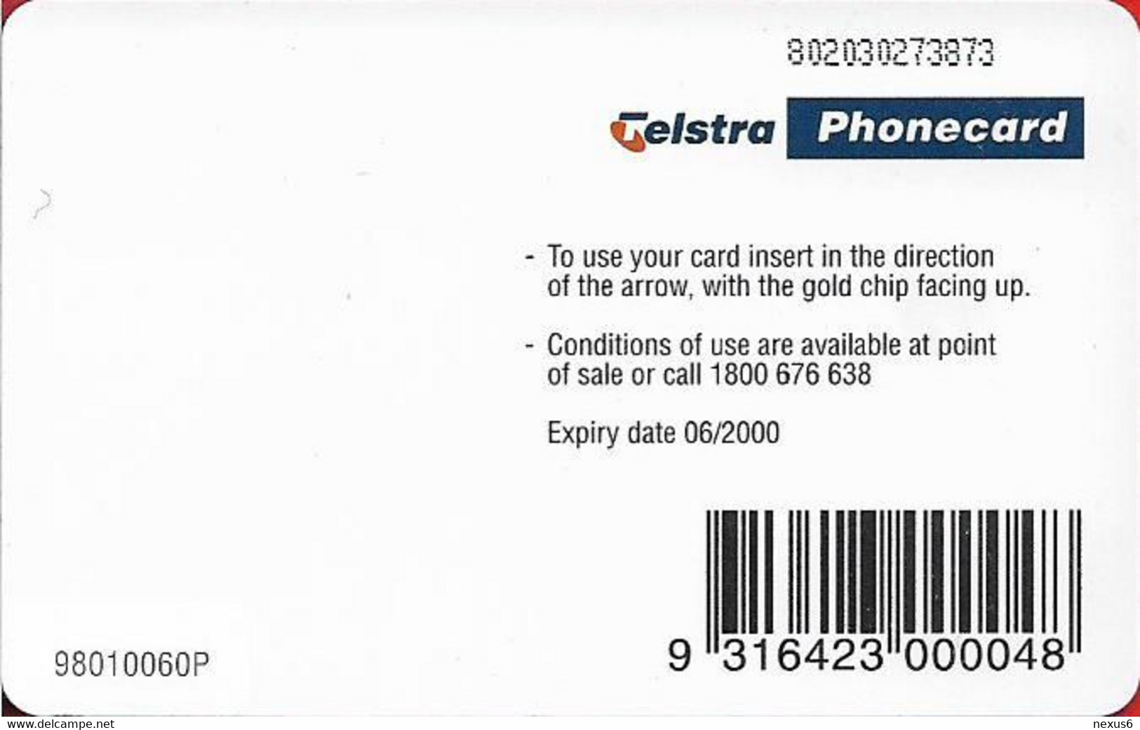 Australia - Telstra (Chip) - P Series 1997 Single Cards - Enabling Australia - Exp. 06.2000, 10$, 1.000ex, Mint - Australia