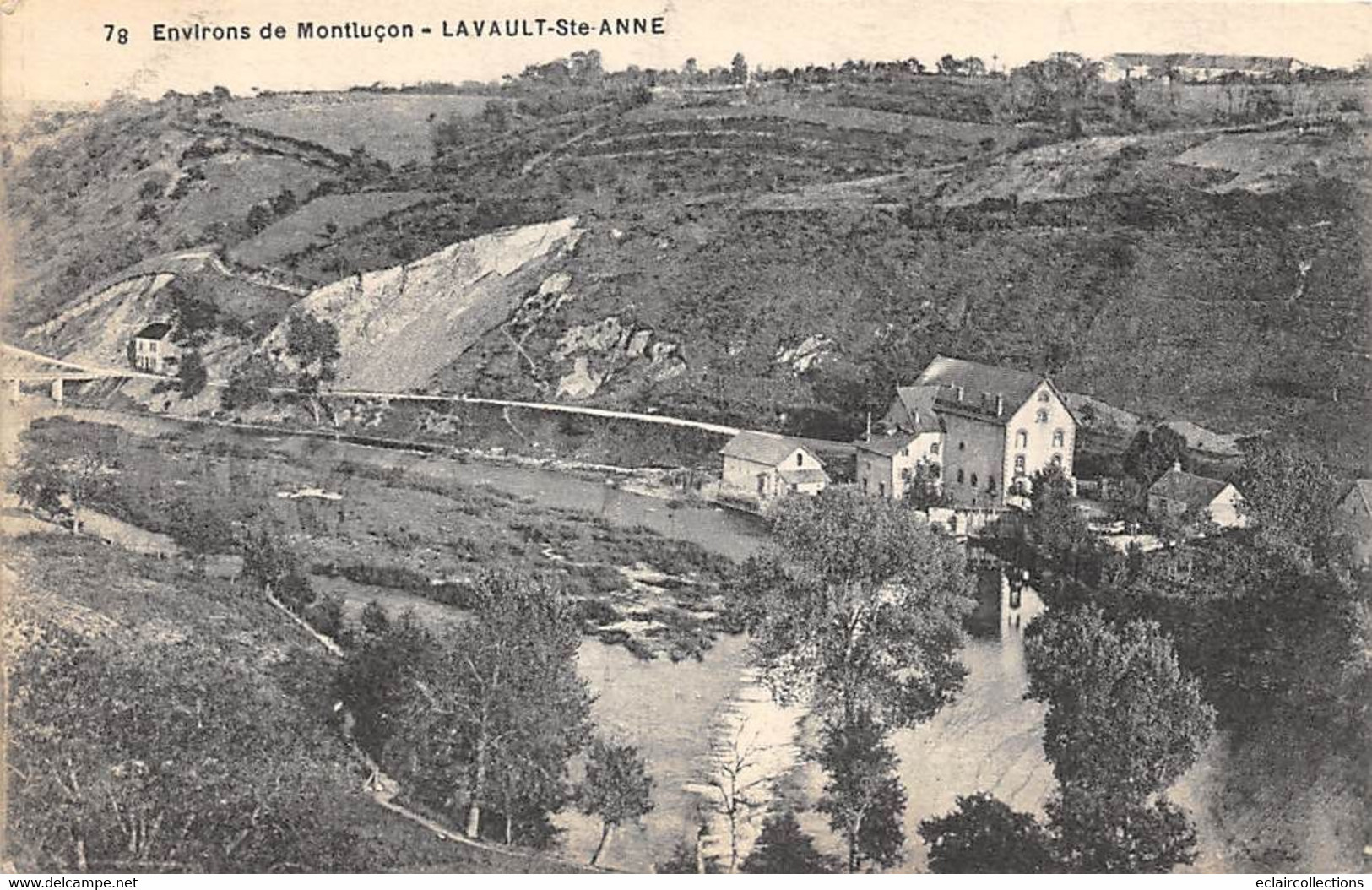 Lavault Sainte -Anne              03       Vue Sur  Le  Moulin A Eau         (voir Scan) - Andere & Zonder Classificatie