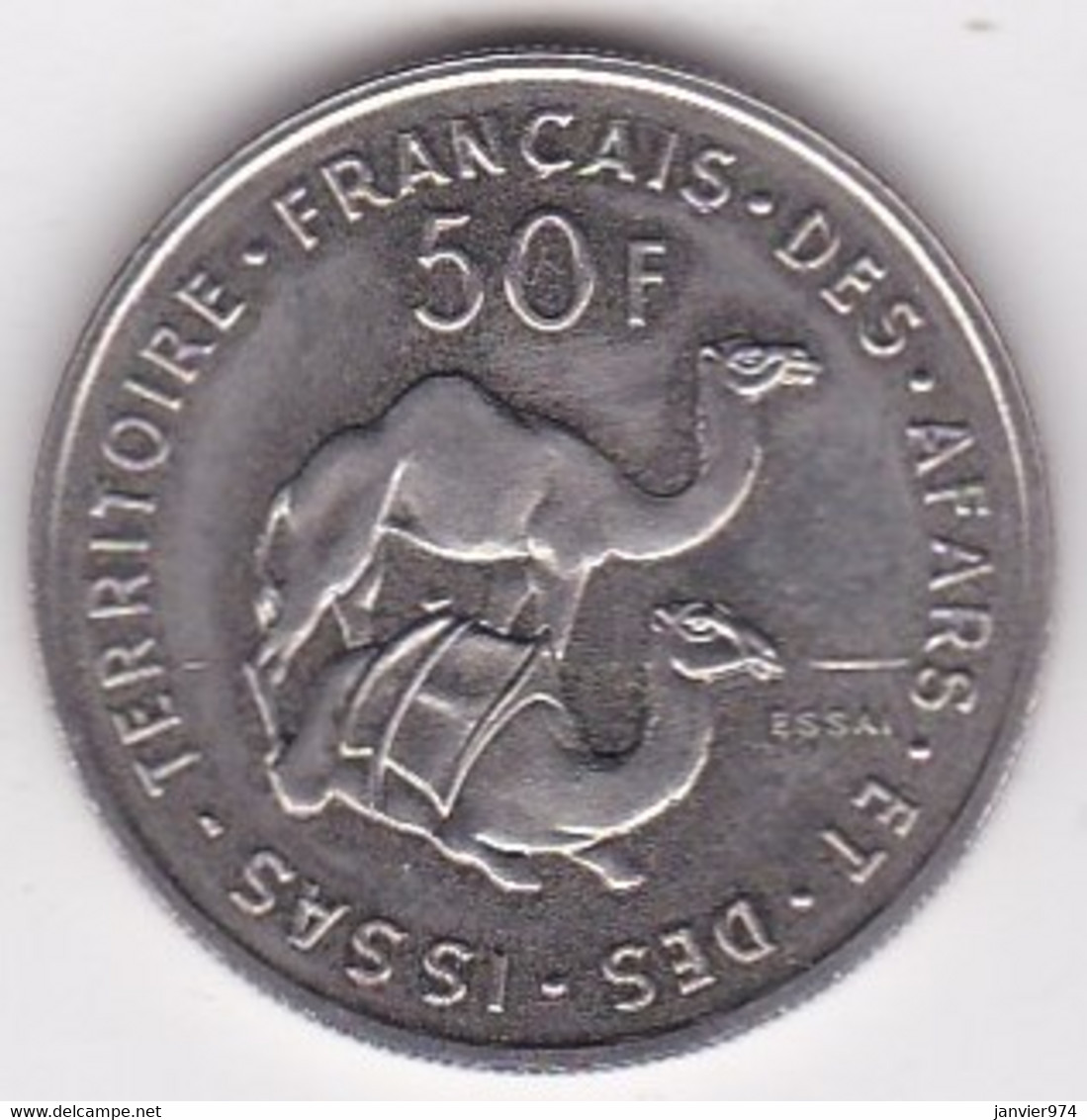 Territoire Français Des AFARS Et Des ISSAS 50 Francs ESSAI 1970 Cupro Nickel KM# E6 - Gibuti