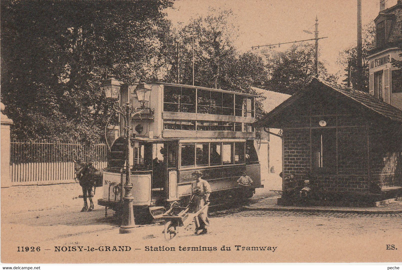 N°6225 R -cpa Noisy Le Grand -station Terminus Du Tramway- - Strassenbahnen