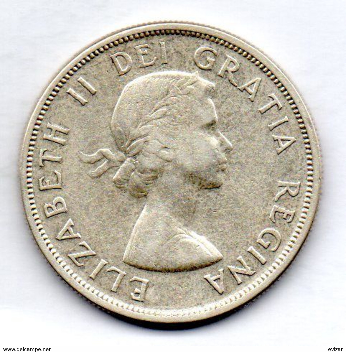 CANADA, 1 Dollar, Silver, Year 1958, KM #55 - Canada