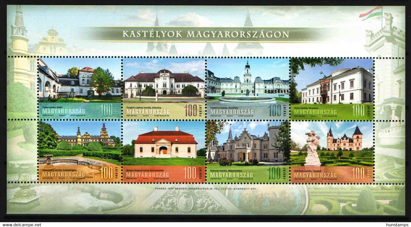 Hungary 2020. Castles Of Hungary Nice Sheet MNH (**) - Unused Stamps