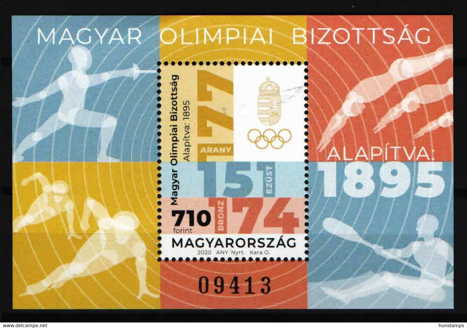 Hungary 2020. Olimpic Team Of Hungary (MOB) Nice Sheet MNH (**) - Unused Stamps