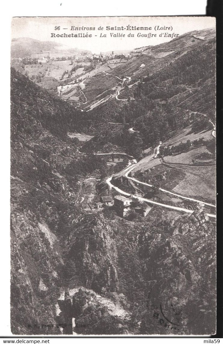 96. Environs De Saint Etienne. Rochetaillée. La Vallée Du Gouffre D'Enfer. De Raoul à Ses Parents. - Rochetaillee