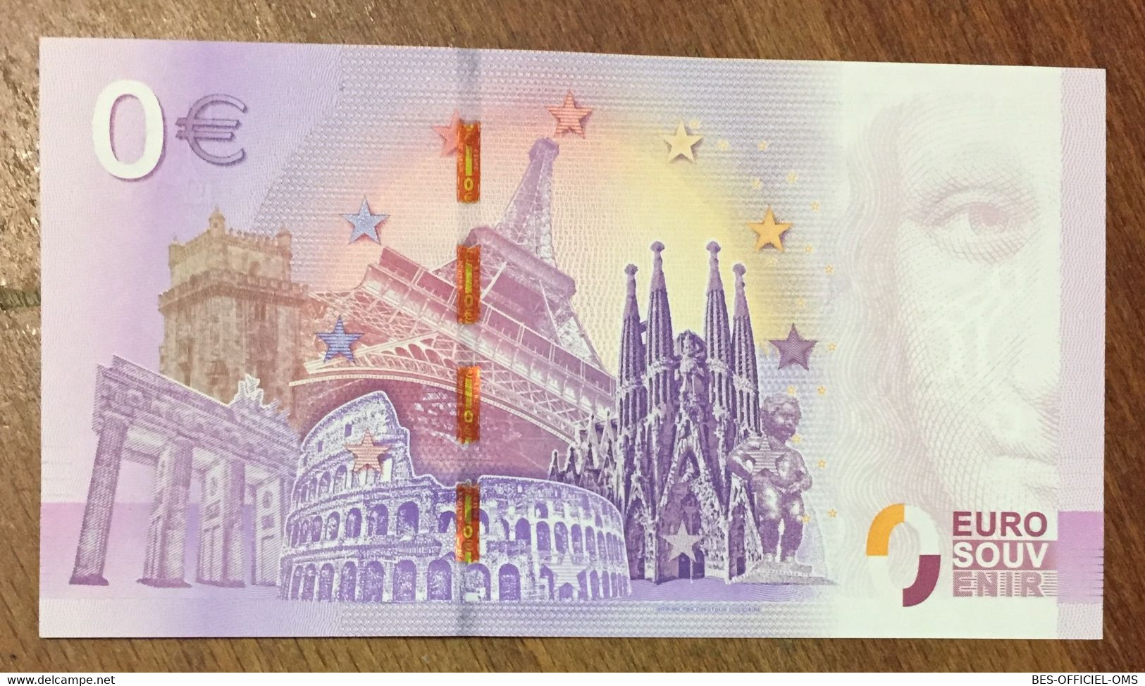 2017 BILLET 0 EURO SOUVENIR ALLEMAGNE DEUTSCHLAND BURG ALTENA ZERO 0 EURO SCHEIN BANKNOTE PAPER MONEY - [17] Fictifs & Specimens