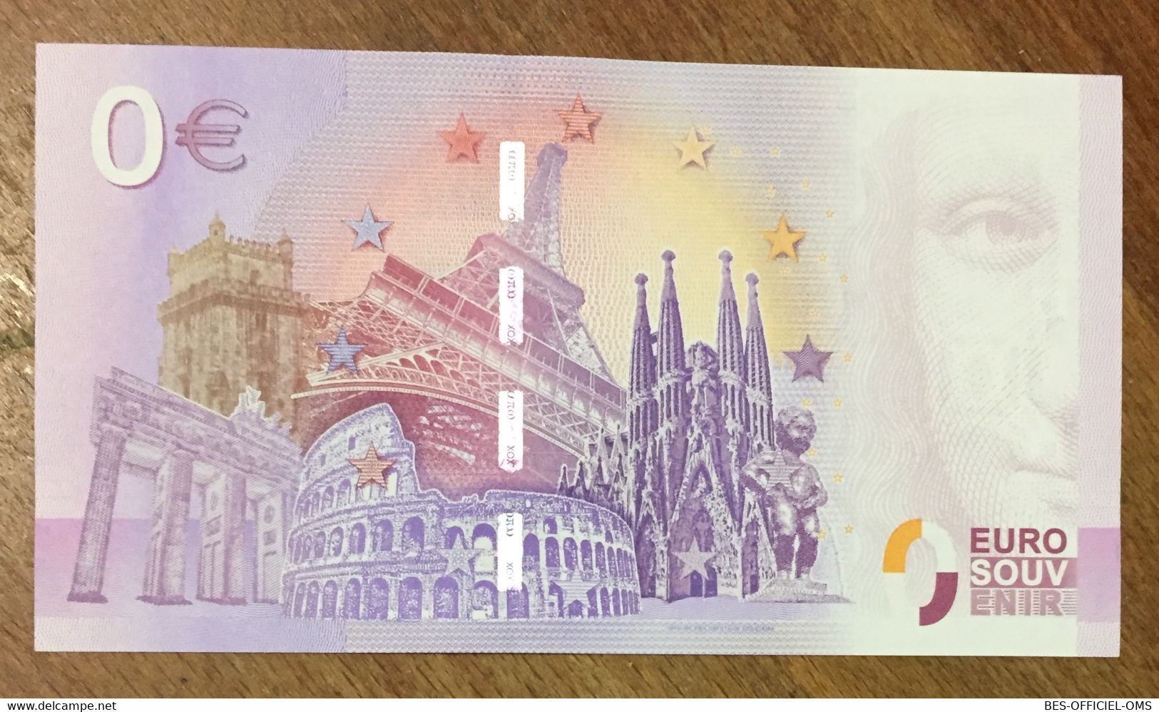 2017 BILLET 0 EURO SOUVENIR ALLEMAGNE DEUTSCHLAND REICHSBURG COCHEM ZERO 0 EURO SCHEIN BANKNOTE PAPER MONEY - [17] Fictifs & Specimens