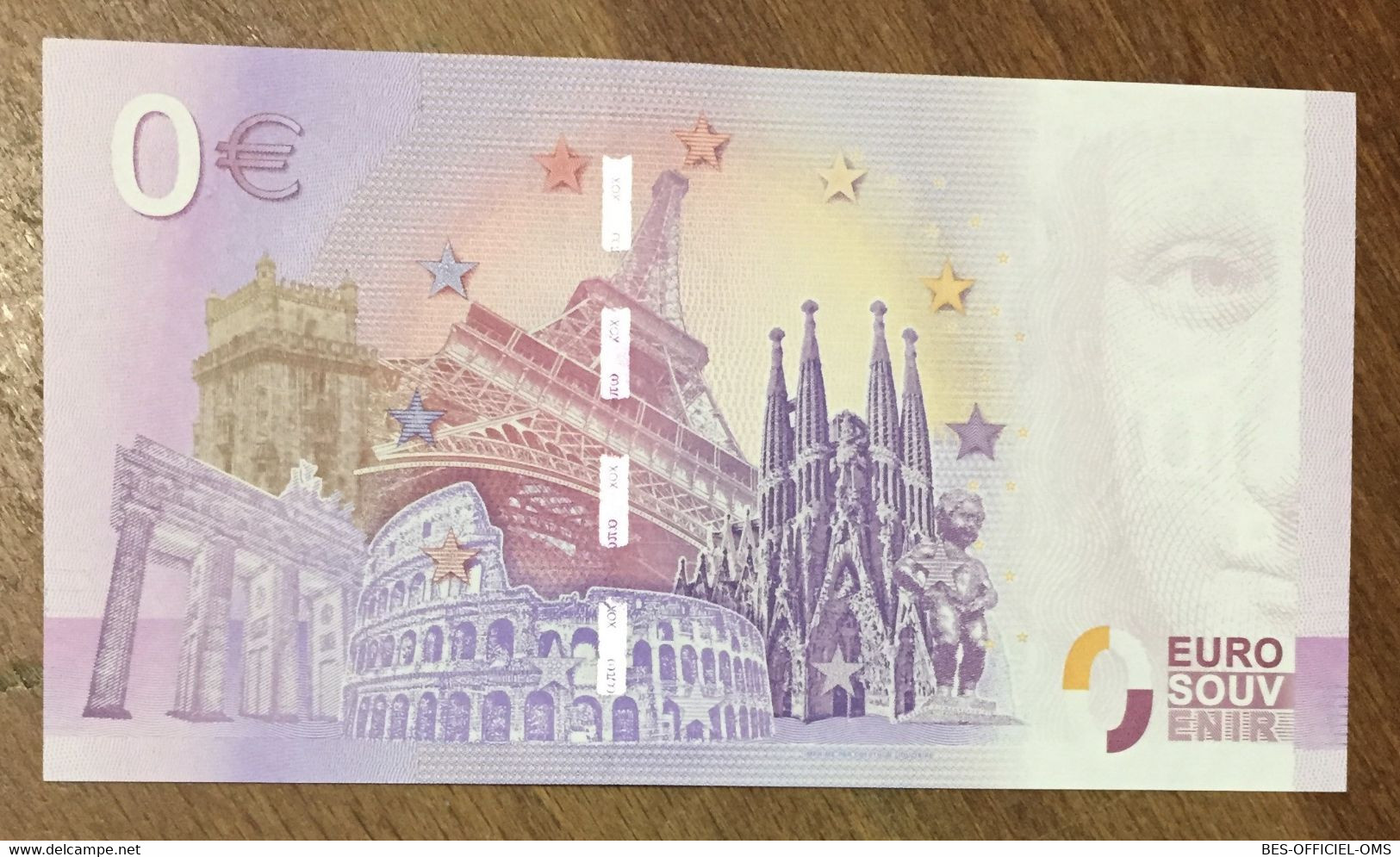 2017 BILLET 0 EURO SOUVENIR ALLEMAGNE DEUTSCHLAND MARKSBURG ZERO 0 EURO SCHEIN BANKNOTE PAPER MONEY - [17] Falsos & Especimenes