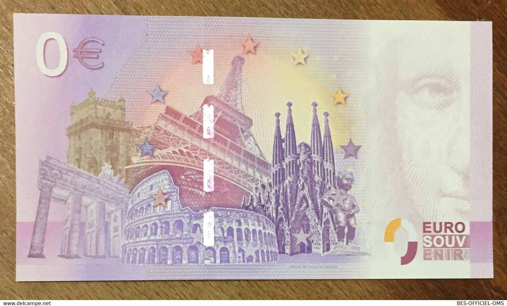 2017 BILLET 0 EURO SOUVENIR ALLEMAGNE DEUTSCHLAND ZOO DUISBURG ZERO 0 EURO SCHEIN BANKNOTE PAPER MONEY - [17] Fictifs & Specimens