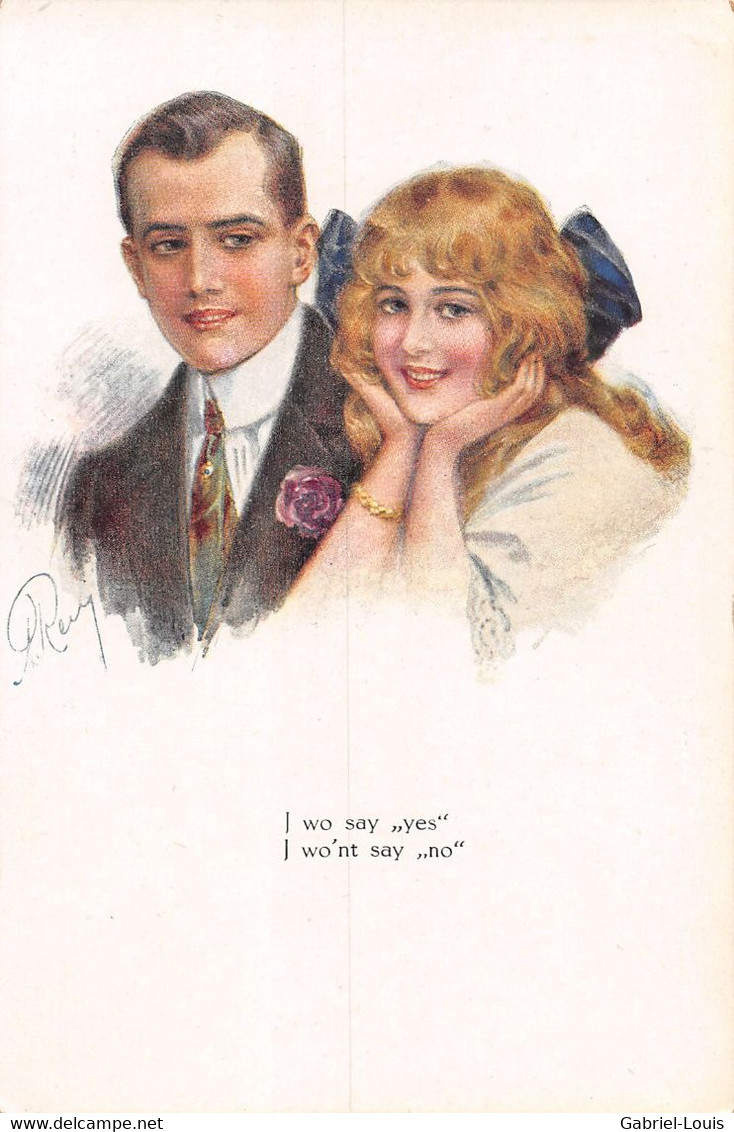 I Wo Say Yes I Wo'nt Say No - Couple - Ed. John Neury Genève - Remy, A.