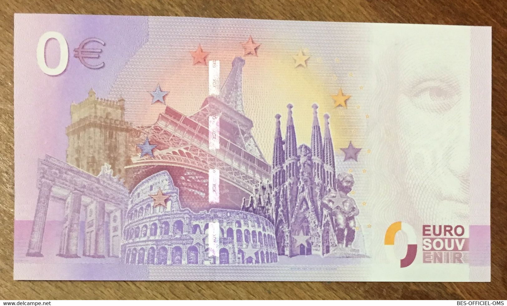 2017 BILLET 0 EURO SOUVENIR ALLEMAGNE DEUTSCHLAND ZOO DUISBURG PANDA ROUX LOUP ZERO 0 EURO SCHEIN BANKNOTE PAPER MONEY - [17] Fictifs & Specimens