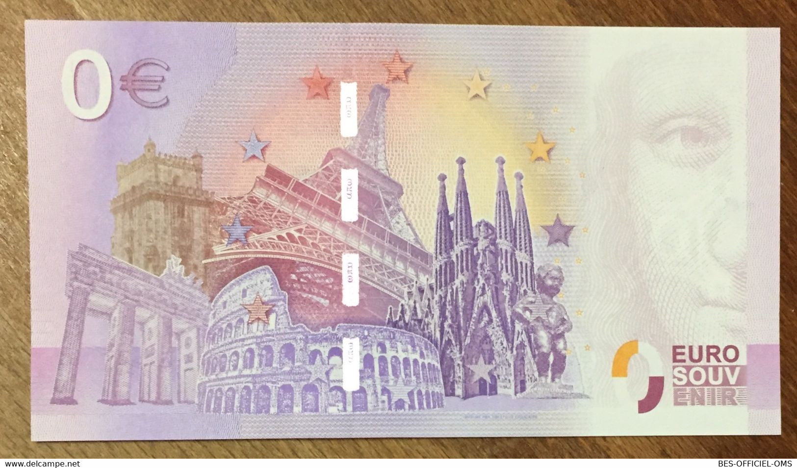 2017 BILLET 0 EURO SOUVENIR ALLEMAGNE DEUTSCHLAND KIZOODO ZERO 0 EURO SCHEIN BANKNOTE PAPER MONEY - Specimen