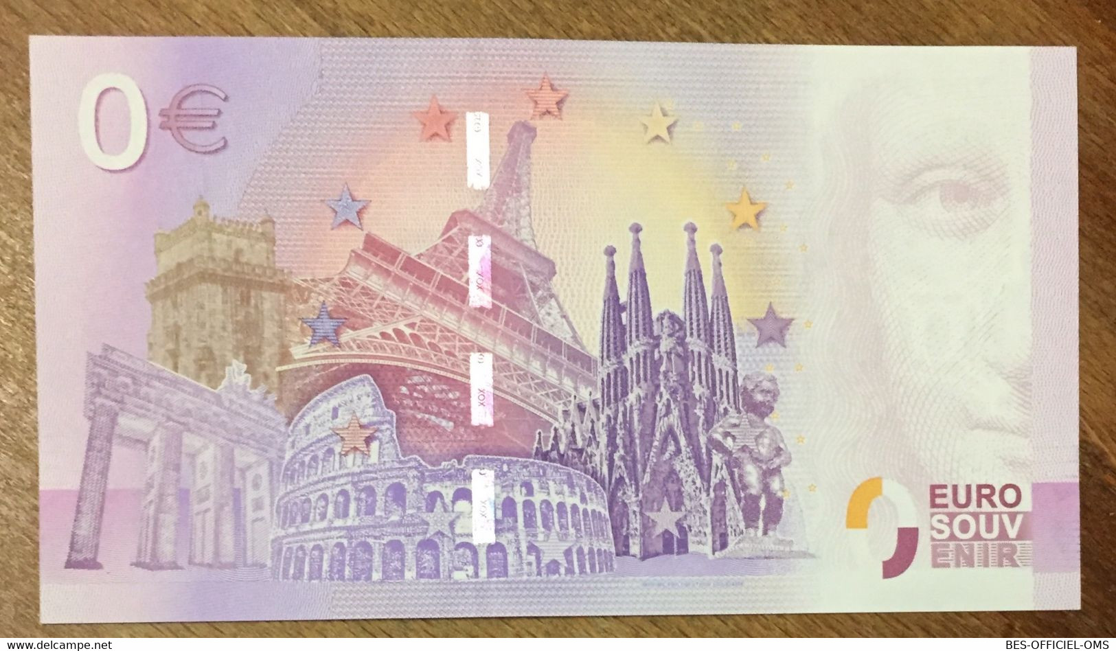 2017 BILLET 0 EURO SOUVENIR ALLEMAGNE DEUTSCHLAND TEO OTTO THEATER ZERO 0 EURO SCHEIN BANKNOTE PAPER MONEY - [17] Vals & Specimens