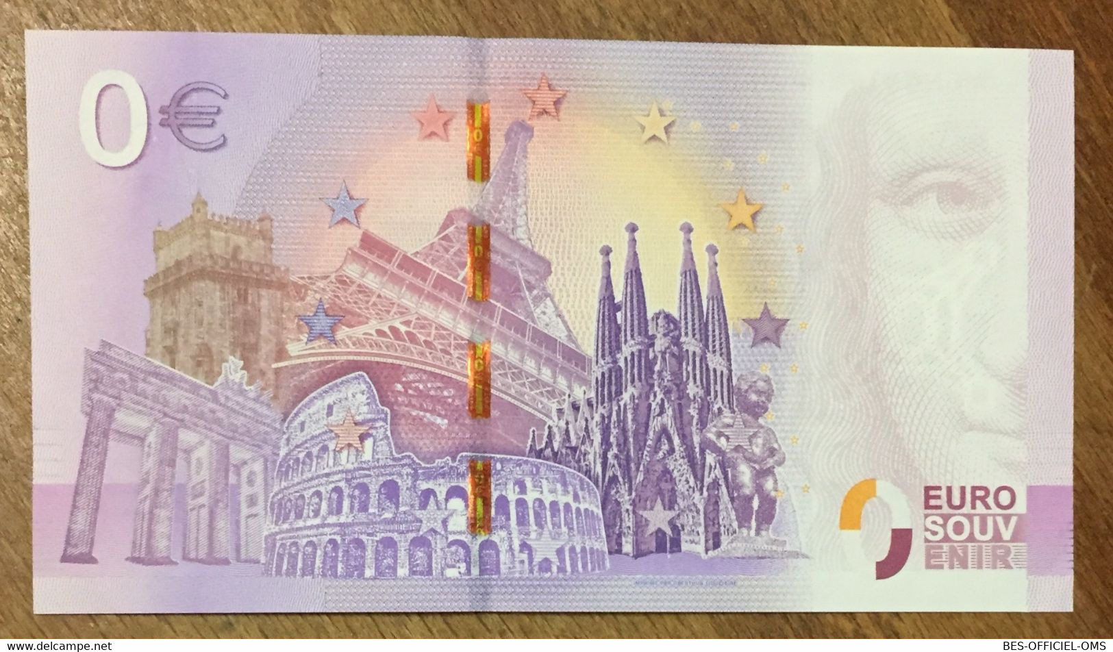 2017 BILLET 0 EURO SOUVENIR ALLEMAGNE DEUTSCHLAND MÜNGSTENER BRÜCKE ZERO 0 EURO SCHEIN BANKNOTE PAPER MONEY - [17] Fictifs & Specimens