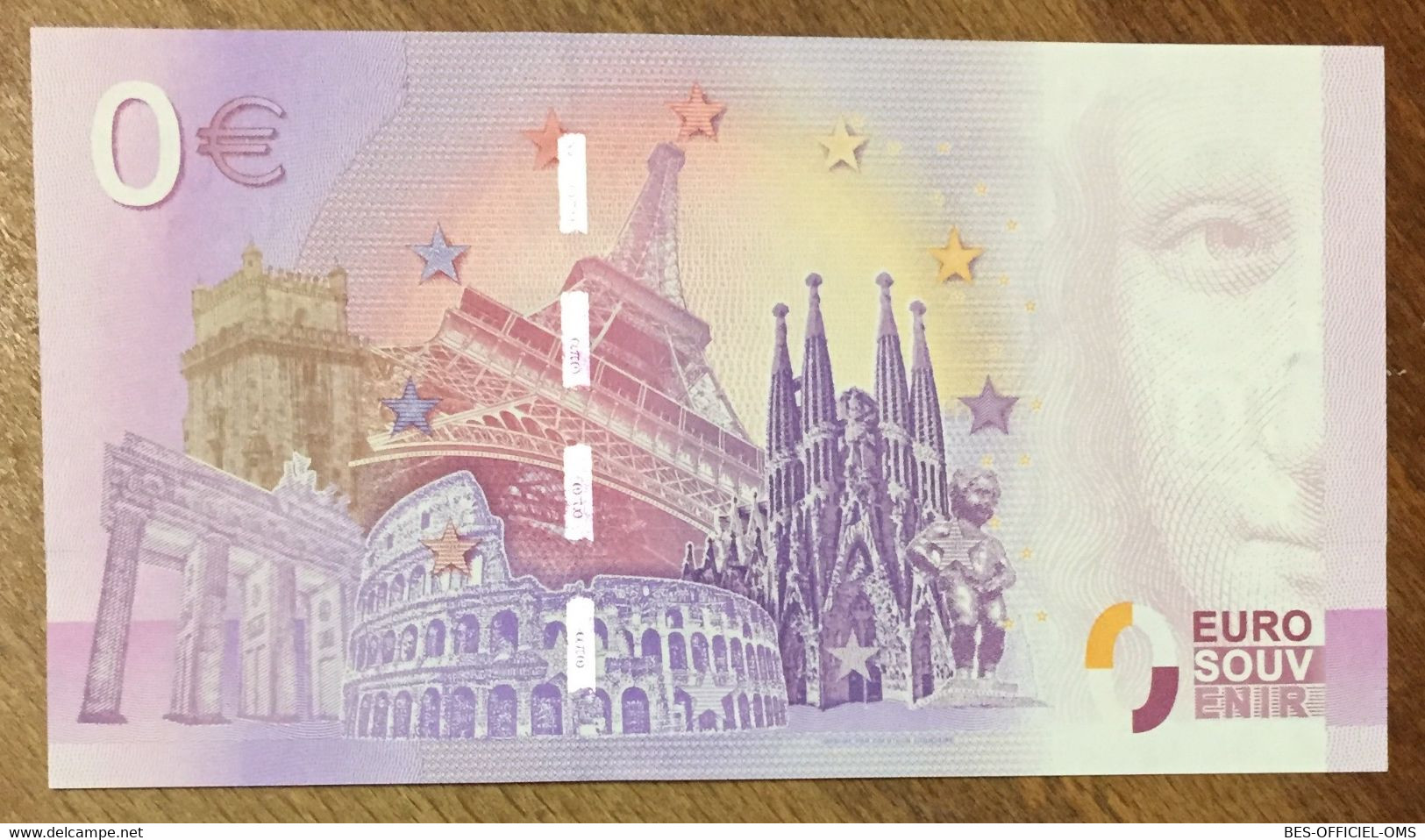 2017 BILLET 0 EURO SOUVENIR ALLEMAGNE DEUTSCHLAND SCHLOSS BURG ZERO 0 EURO SCHEIN BANKNOTE PAPER MONEY - [17] Vals & Specimens