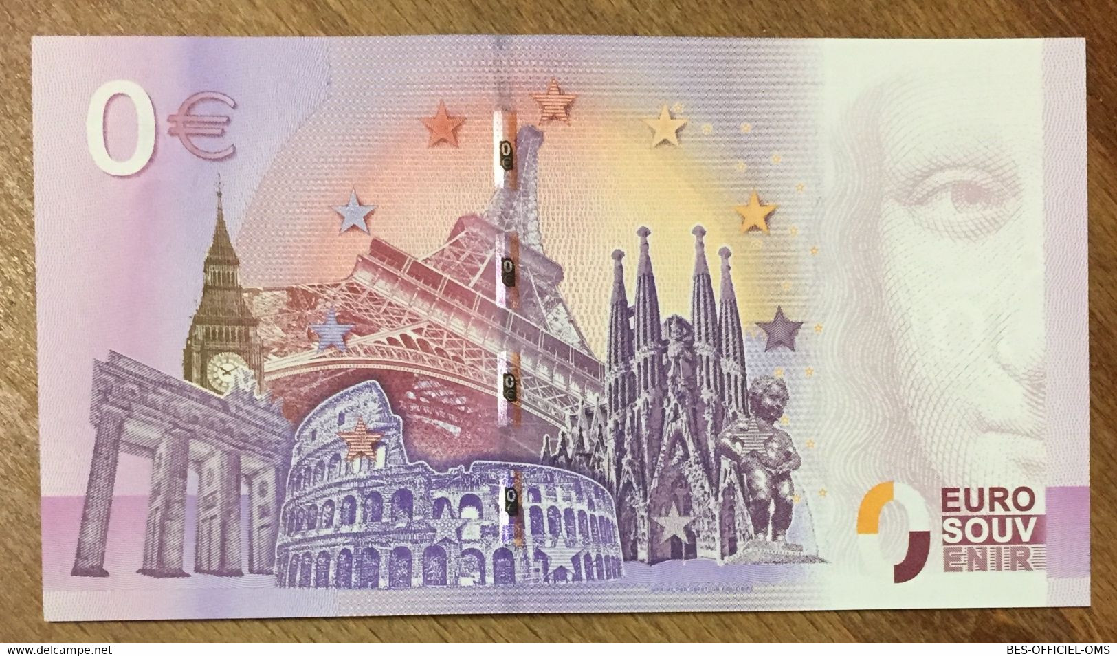 2017 BILLET 0 EURO SOUVENIR ALLEMAGNE DEUTSCHLAND SCHLOSS BURG ZERO 0 EURO SCHEIN BANKNOTE PAPER MONEY - [17] Fakes & Specimens