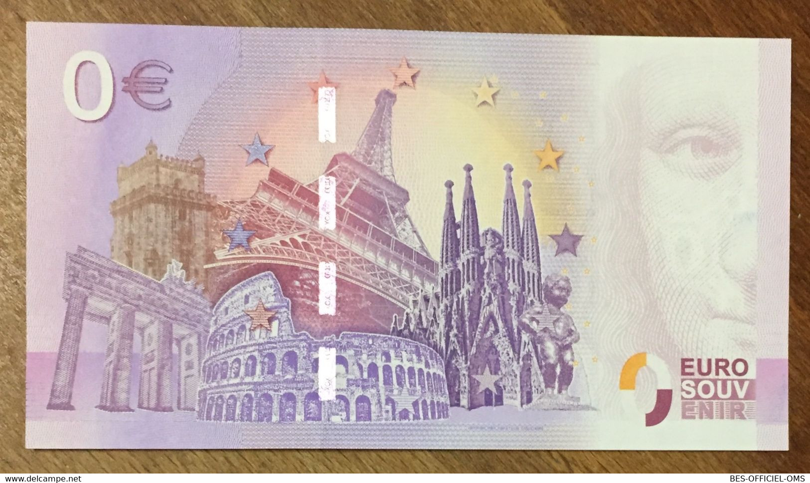 2017 BILLET 0 EURO SOUVENIR ALLEMAGNE DEUTSCHLAND NEUSS AM RHEIN ZERO 0 EURO SCHEIN BANKNOTE PAPER MONEY - [17] Vals & Specimens