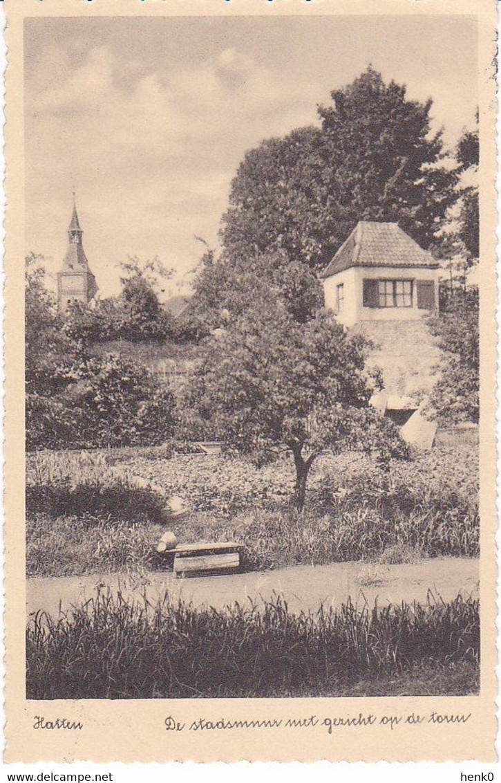 Hattem De Stadsmuur Met Gezicht Op De Toren ST61 - Hattem