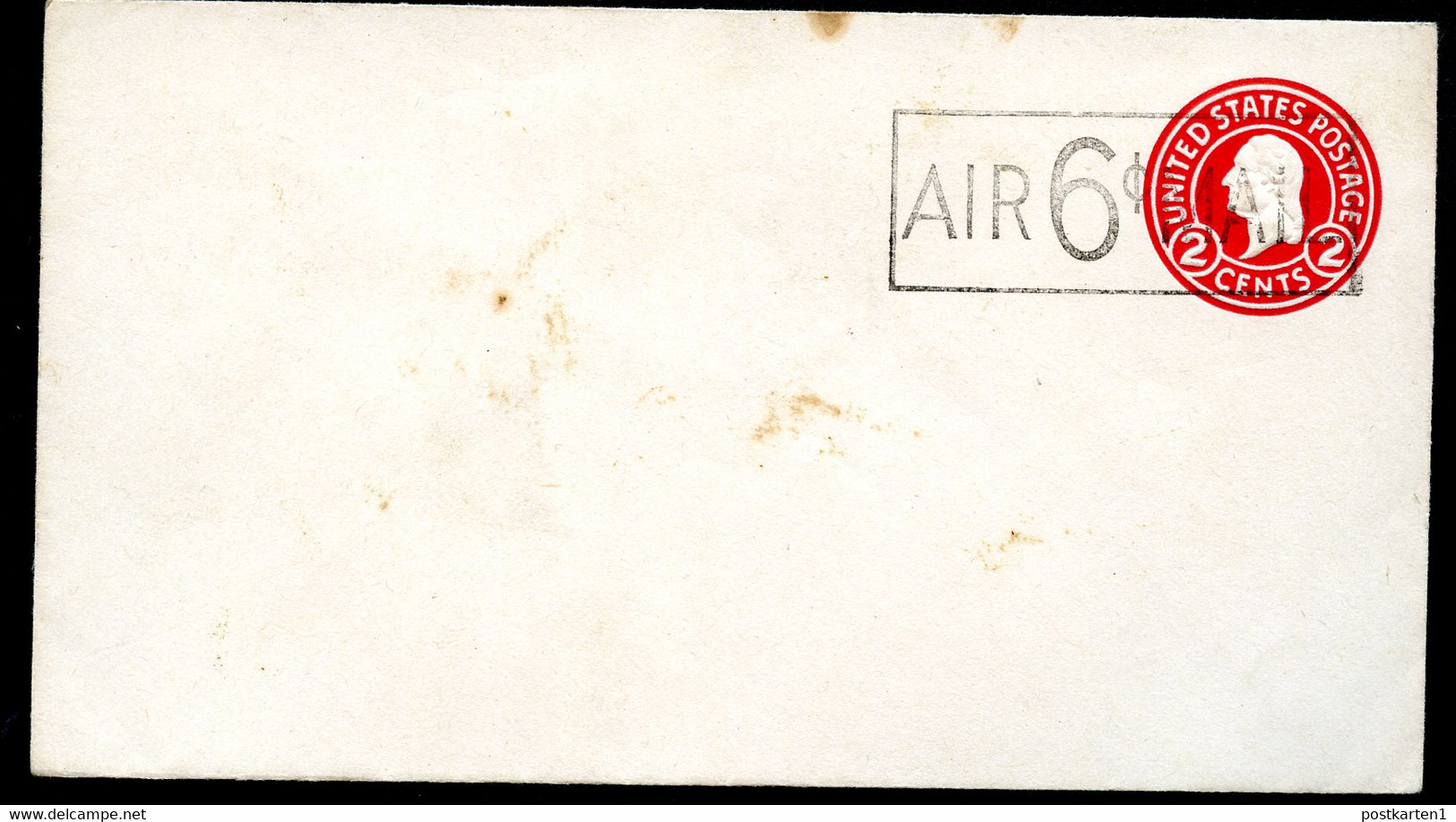 UC8 PSE Revalued Airmail Cover UPSS #33-39 Mint 1945 - 1941-60