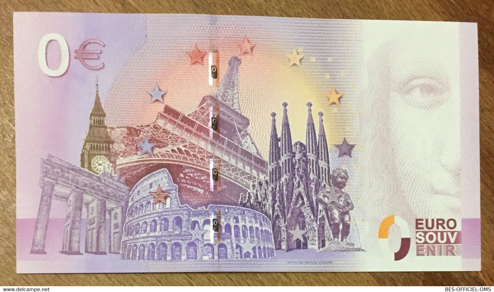 2017 BILLET 0 EURO SOUVENIR ALLEMAGNE DEUTSCHLAND MINIATUR WUNDERLAND ZERO 0 EURO SCHEIN BANKNOTE PAPER MONEY - [17] Fictifs & Specimens