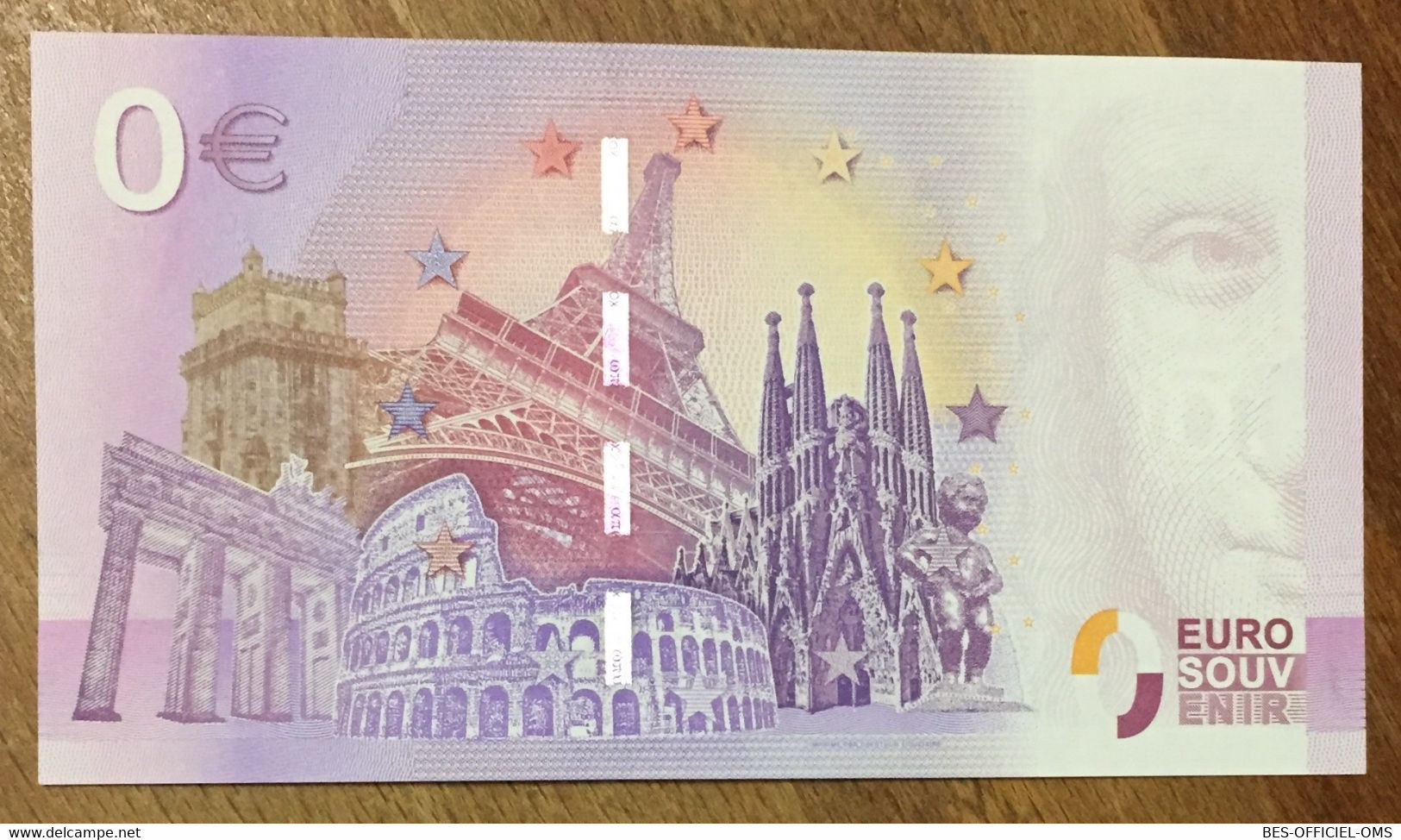 2017 BILLET 0 EURO SOUVENIR ALLEMAGNE DEUTSCHLAND BERLINER SCHLOSS ZERO 0 EURO SCHEIN BANKNOTE PAPER MONEY - [17] Falsi & Campioni