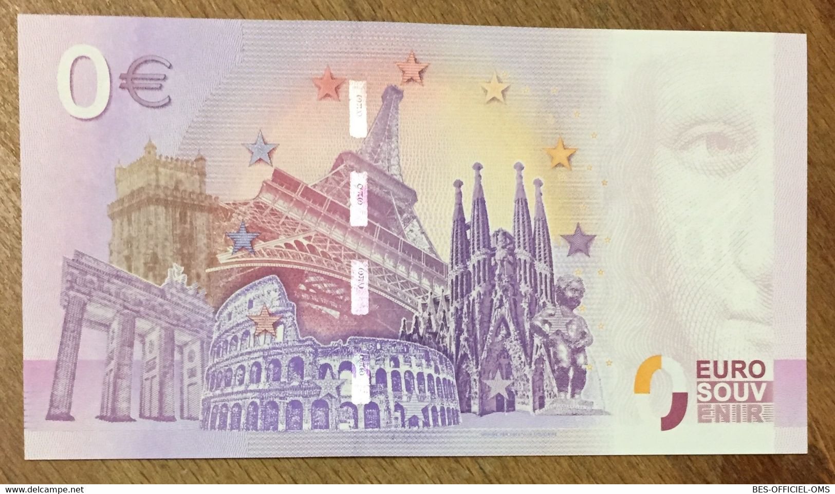 2017 BILLET 0 EURO SOUVENIR ALLEMAGNE DEUTSCHLAND BERLINER SCHLOSS ZERO 0 EURO SCHEIN BANKNOTE PAPER MONEY - [17] Vals & Specimens