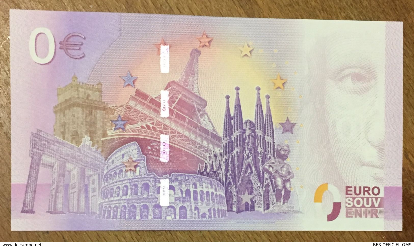 2017 BILLET 0 EURO SOUVENIR ALLEMAGNE DEUTSCHLAND BERLINER LUFTBRÜCKE ZERO 0 EURO SCHEIN BANKNOTE PAPER MONEY - [17] Falsos & Especimenes