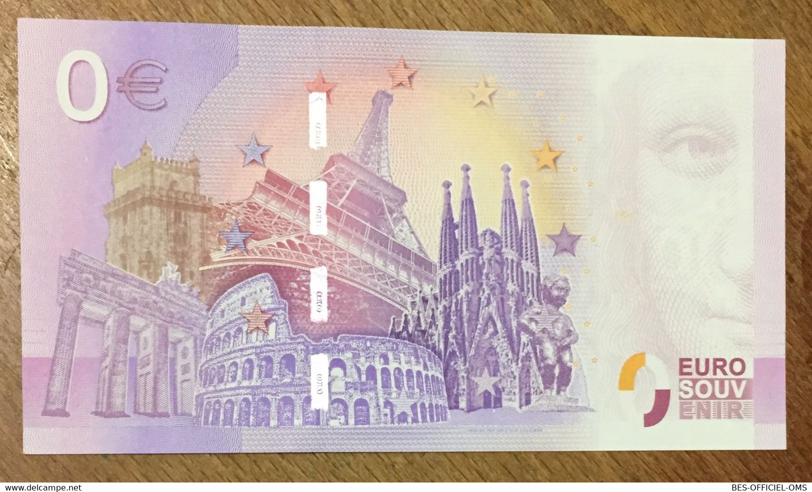 2017 BILLET 0 EURO SOUVENIR ALLEMAGNE DEUTSCHLAND BURG KRIEBSTEIN ZERO 0 EURO SCHEIN BANKNOTE PAPER MONEY - [17] Fakes & Specimens