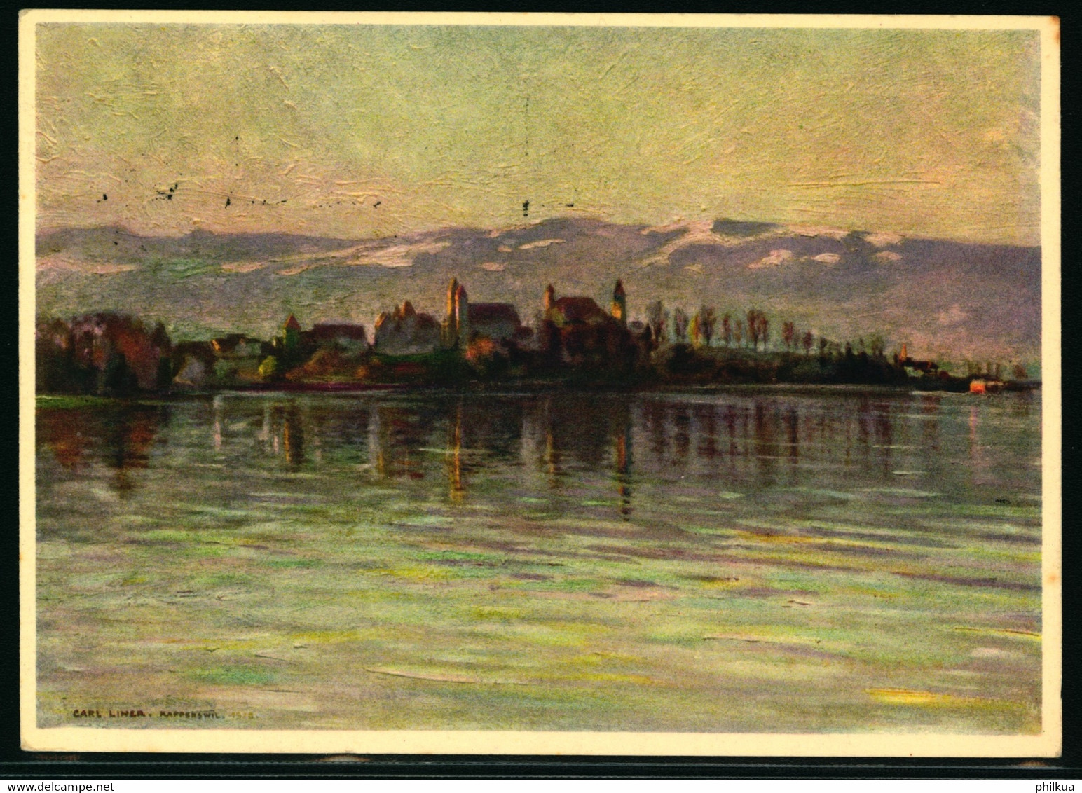 Rapperswil - Gemälde Von  Carl Liner Appenzell - Rapperswil-Jona