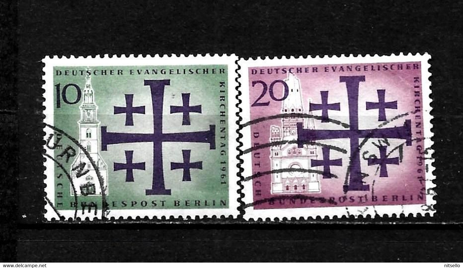 LOTE 2119 /// BERLIN 1961 - YVERT Nº: 193/194 - CATALOG/COTE:0.55€ ¡¡¡ OFERTA - LIQUIDATION - JE LIQUIDE !!! - Usados