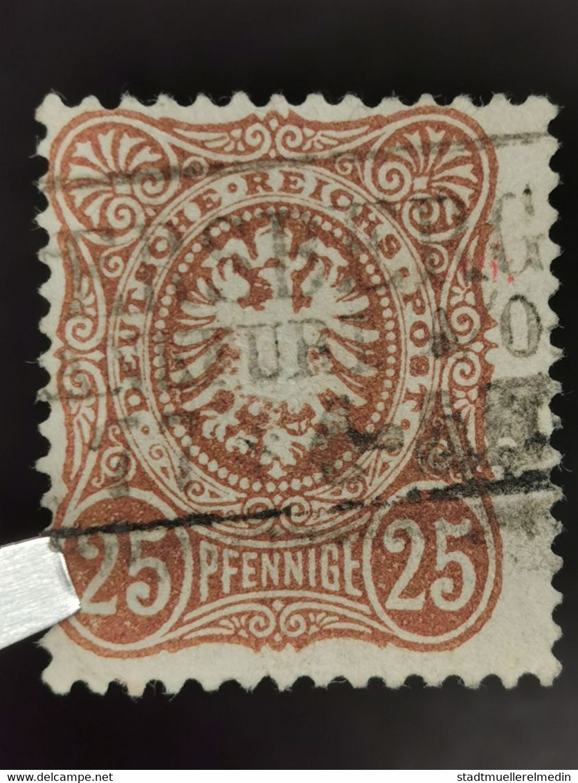 Deutsche Reich Mi-Nr. 35 A Gestempelt Geprüft - Used Stamps