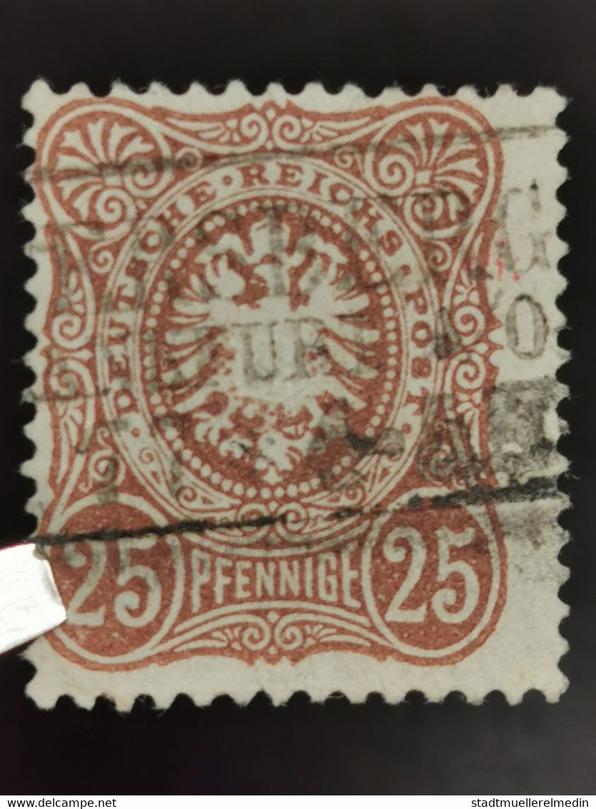 Deutsche Reich Mi-Nr. 35 A Gestempelt Geprüft - Used Stamps