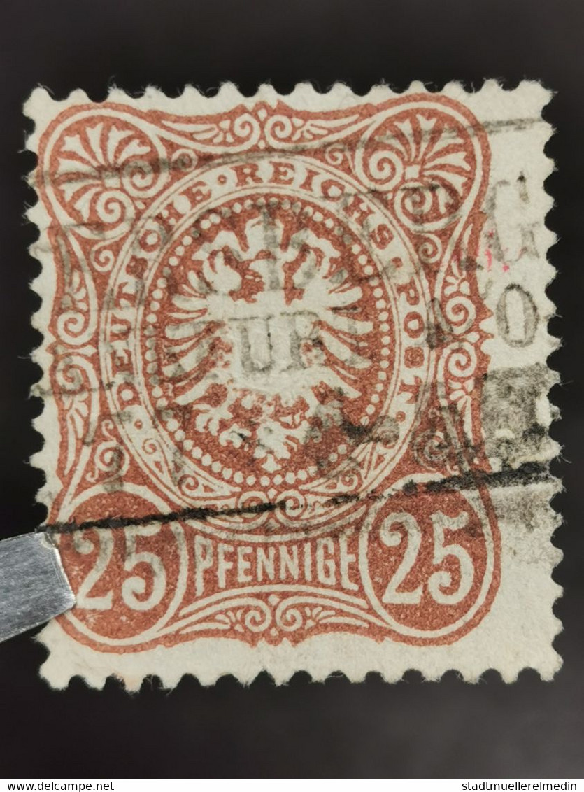 Deutsche Reich Mi-Nr. 35 A Gestempelt Geprüft - Used Stamps