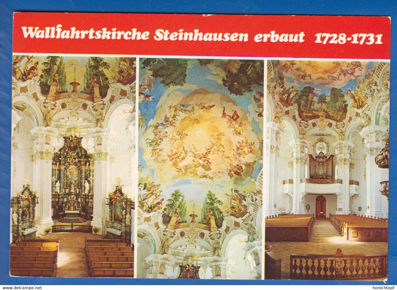 Deutschland; Bad Schussenried; Kirche Steinhausen; Multibildkarte - Bad Schussenried