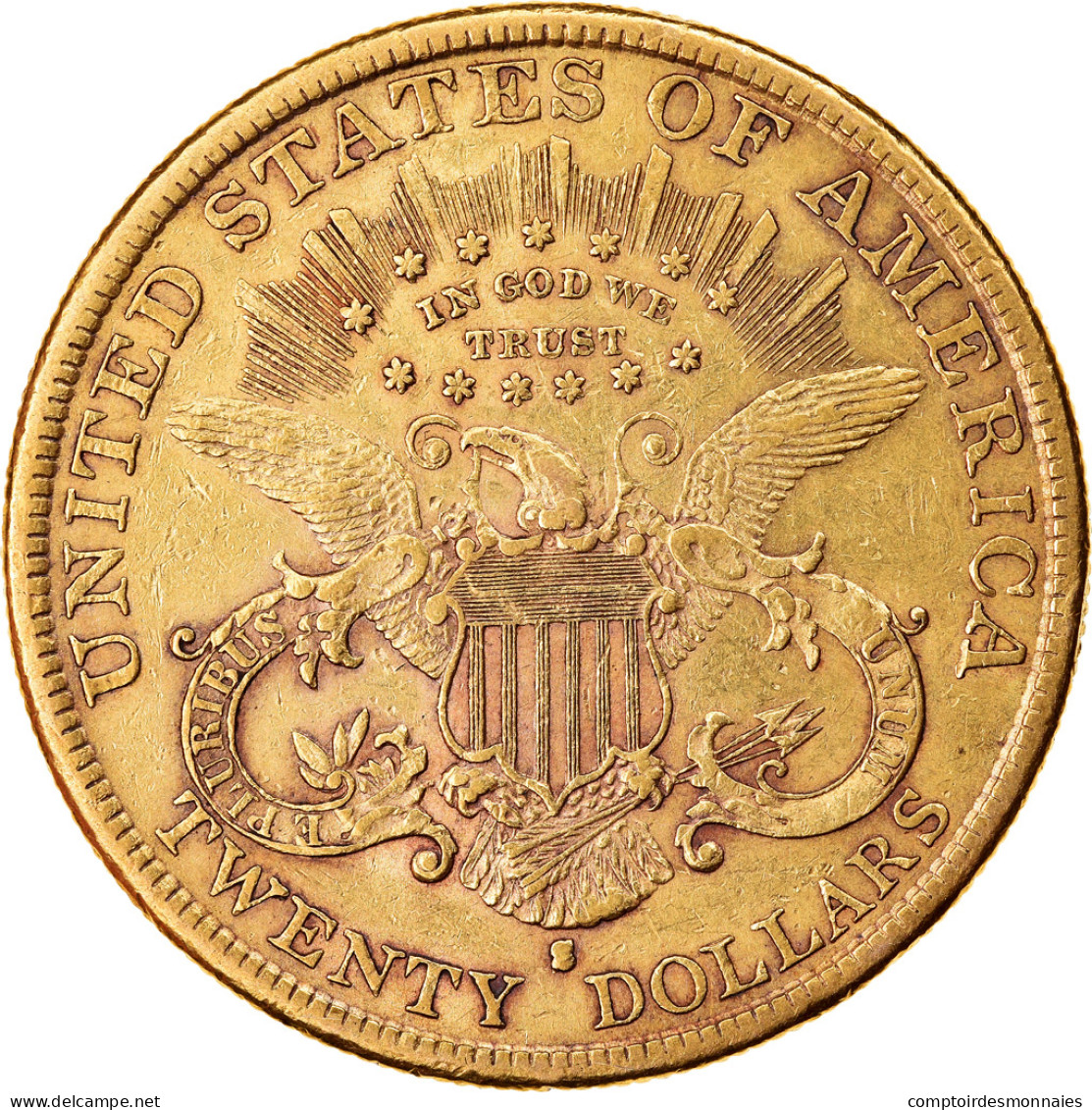 Monnaie, États-Unis, Liberty Head, $20, Double Eagle, 1890, U.S. Mint, San - 20$ - Double Eagles - 1877-1901: Coronet Head