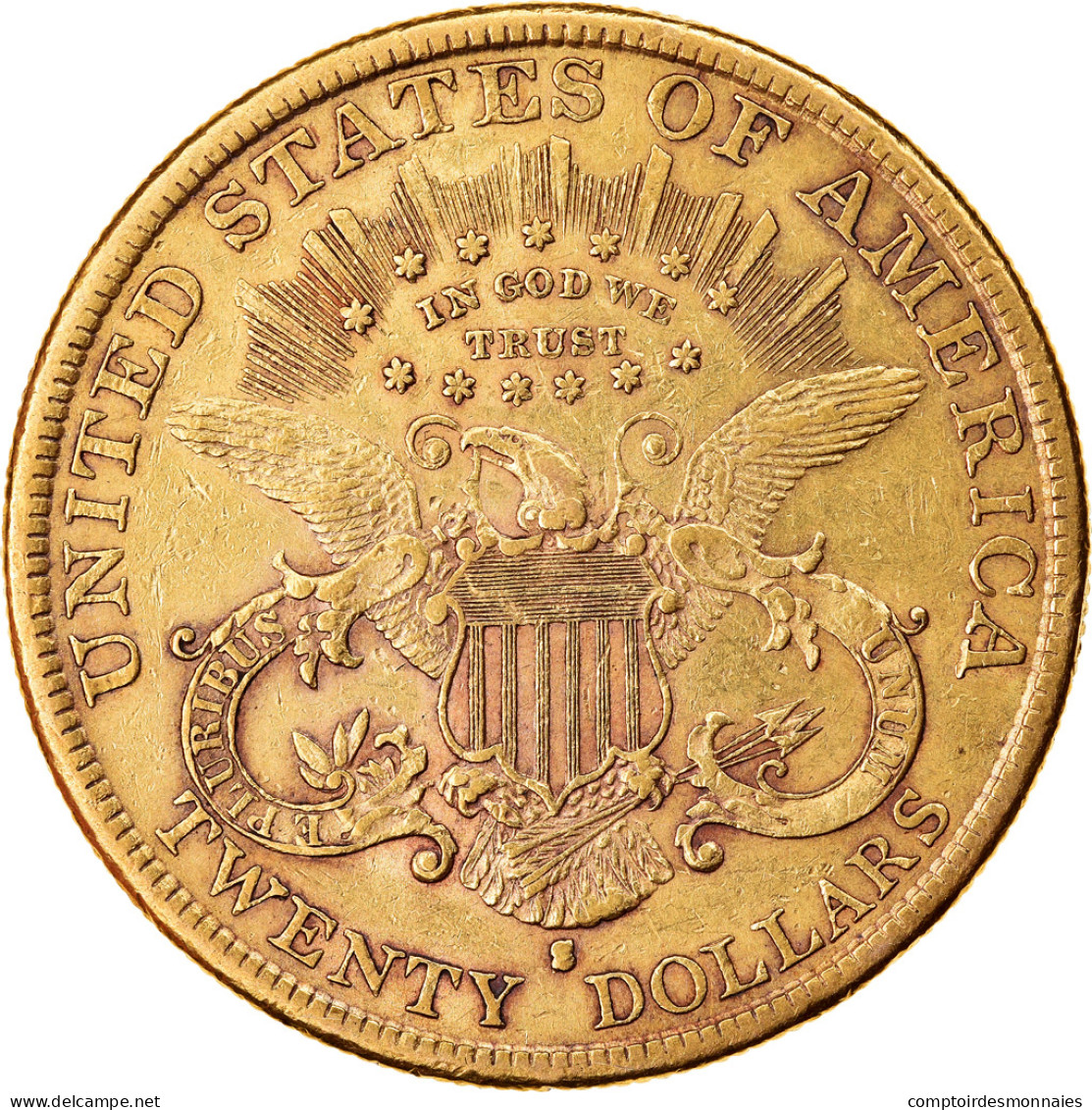 Monnaie, États-Unis, Liberty Head, $20, Double Eagle, 1890, U.S. Mint, San - 20$ - Double Eagle - 1877-1901: Coronet Head