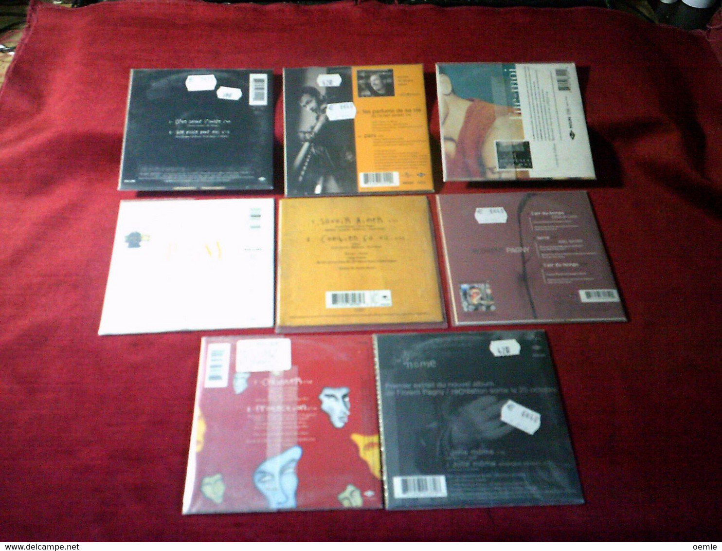 FLORENT  PAGNY   ° COLLECTION  DE 8 CD SINGLES  DE COLLECTION - Collections Complètes