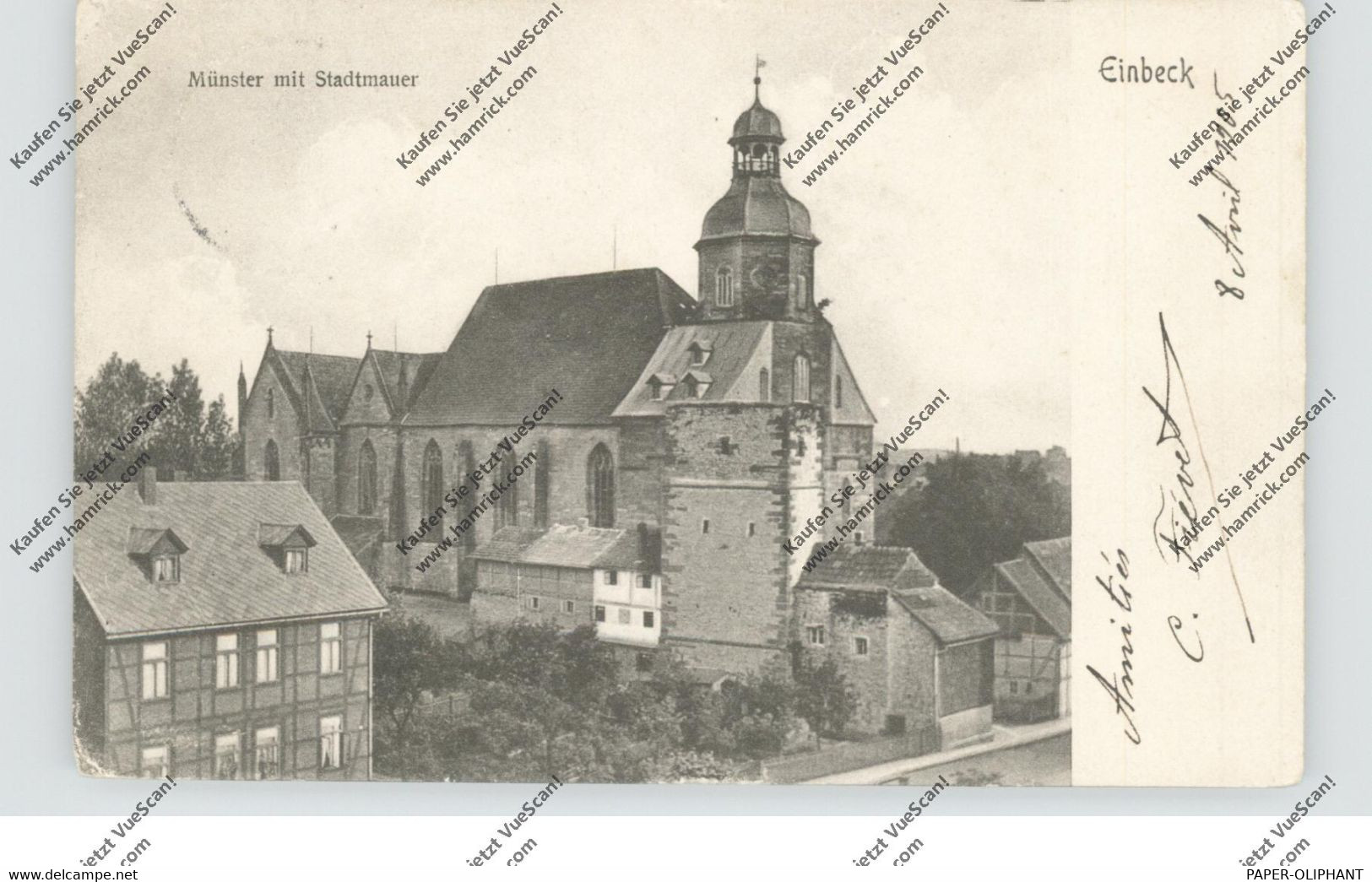 3352 EINBECK, Münster Und Stadtmauer, 1905 - Einbeck
