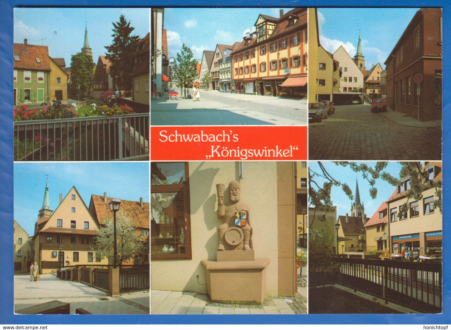 Deutschland; Schwabach Eichwasen; Multibildkarte, 600 Jahre - Schwabach