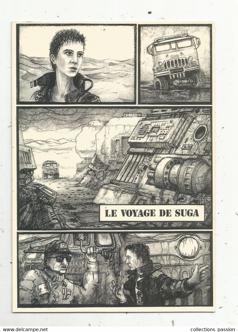Cp, Bandes Déssinées , BD , LE VOYAGE DE SUGA ,E.M. PRAT , Ed. Magic Strip , 1990 , Collection Cargo De Nuit , Vierge - Comics
