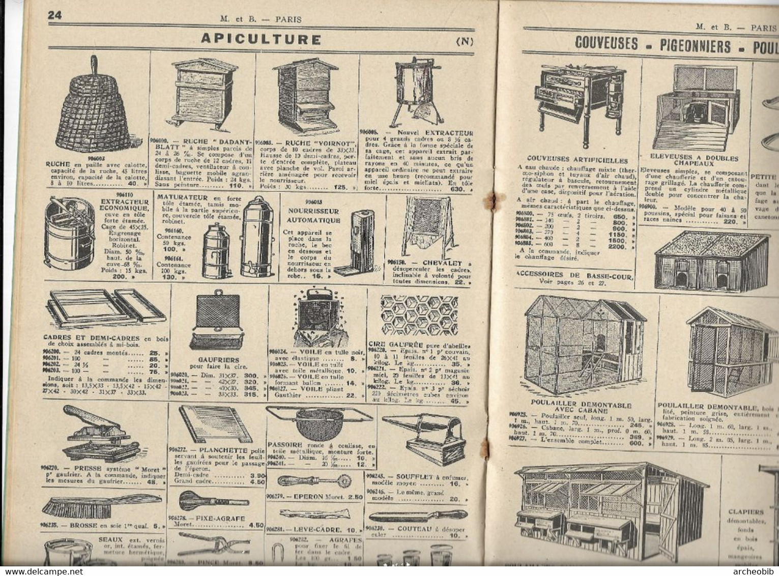 Catalogue Fermes Parcs Et Jardins Mestre Et Blatgé (vers 1940) Outillage - Matériel Et Accessoires