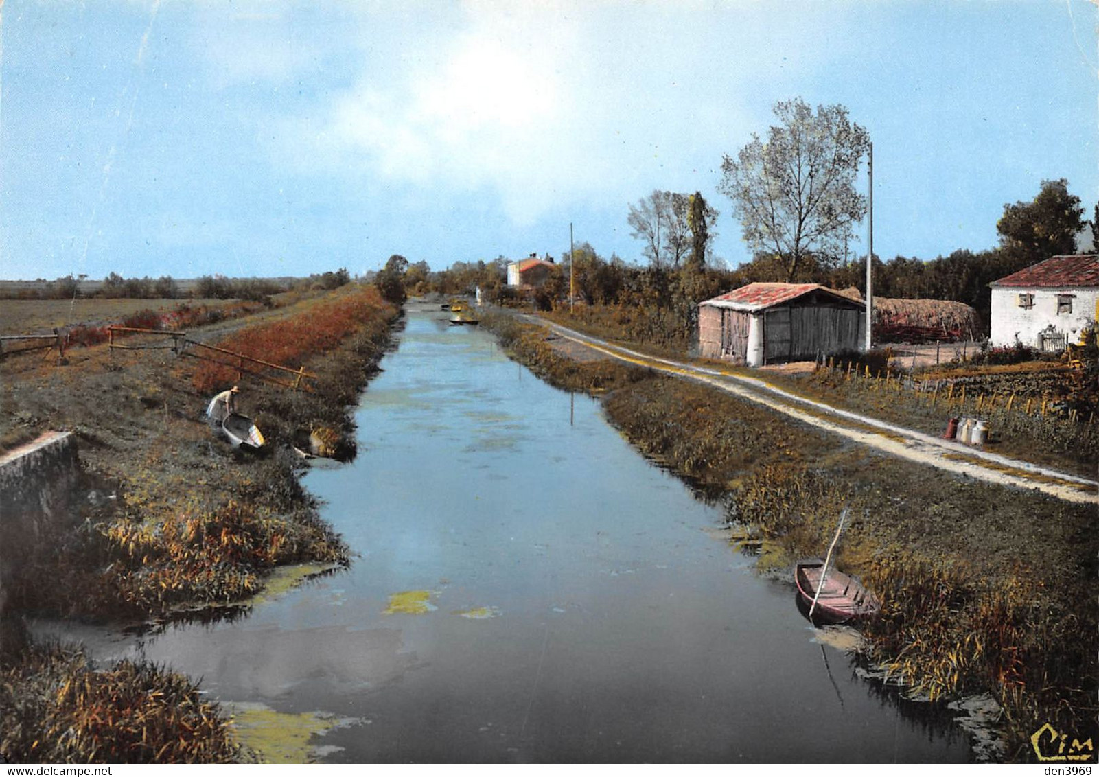 CHAILLE-les-MARAIS - Le Canal Des Cinq Abbés - Chaille Les Marais