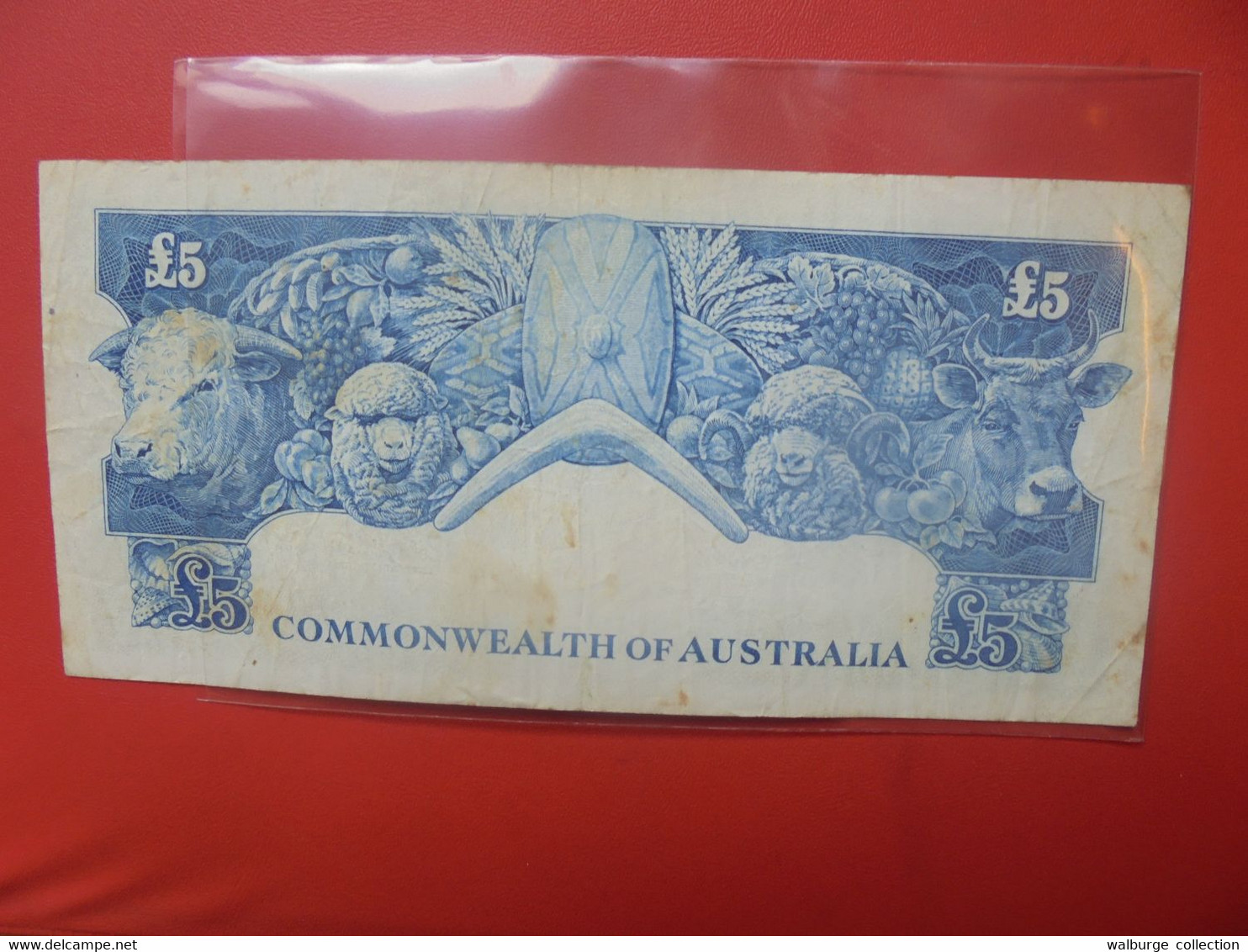 AUSTRALIE 5 POUNDS 1960-1965 Circuler (B.20) - 1960-65 Reserve Bank Of Australia