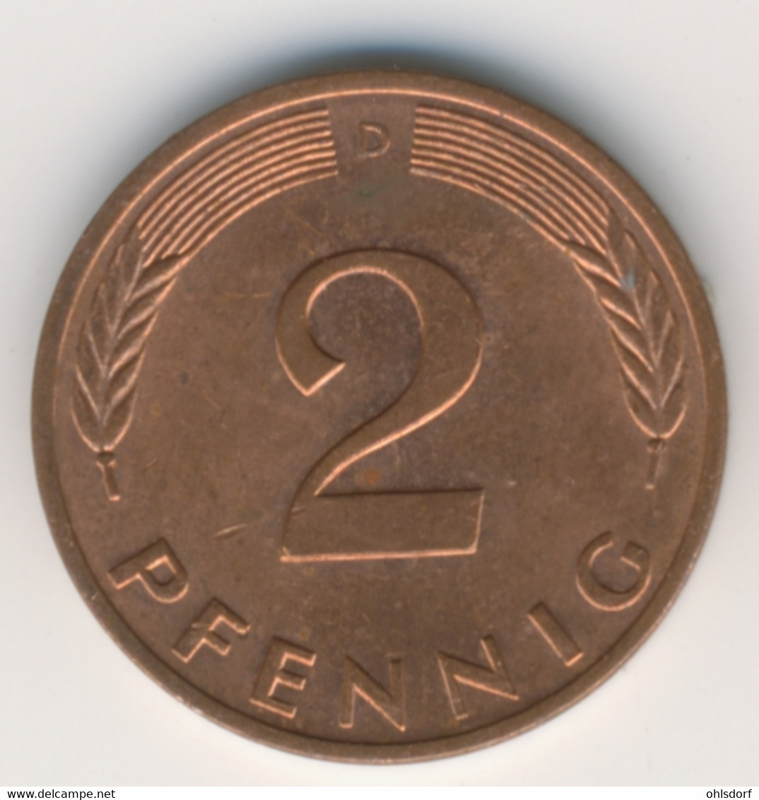 BRD 1979 D: 2 Pfennig, KM 106a - 2 Pfennig