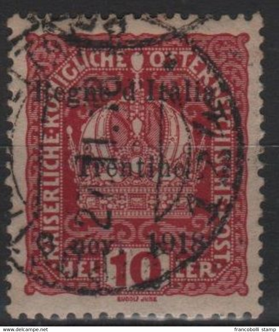 1918 Francobolli D'Austria Trentino-Alto Adige Terre Redente US - Trentin