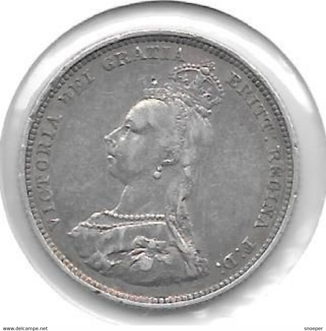 *great Britain 1 Shilling  1887  Km 761     Vf+   Catalog Val 35$ - I. 1 Shilling