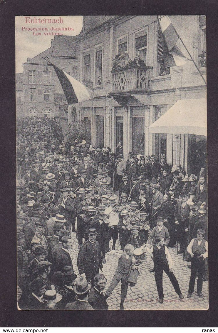 CPA Luxembourg Echternach Procession Circulé - Echternach