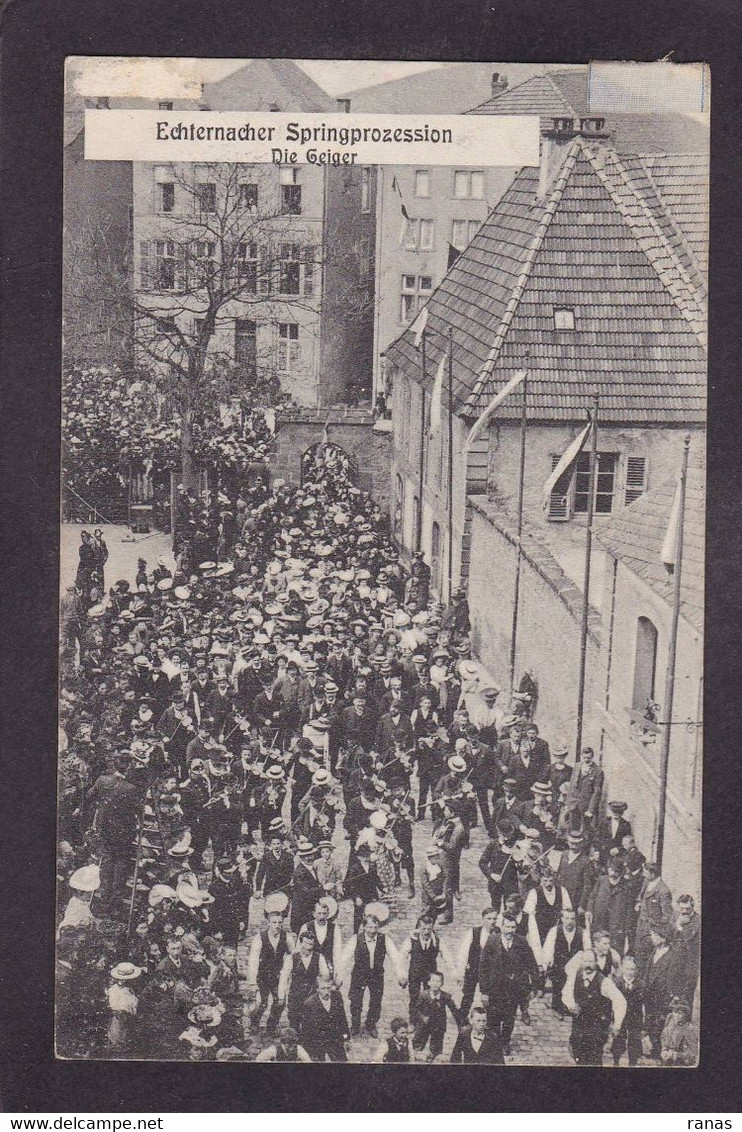 CPA Luxembourg Echternach Procession Circulé - Echternach