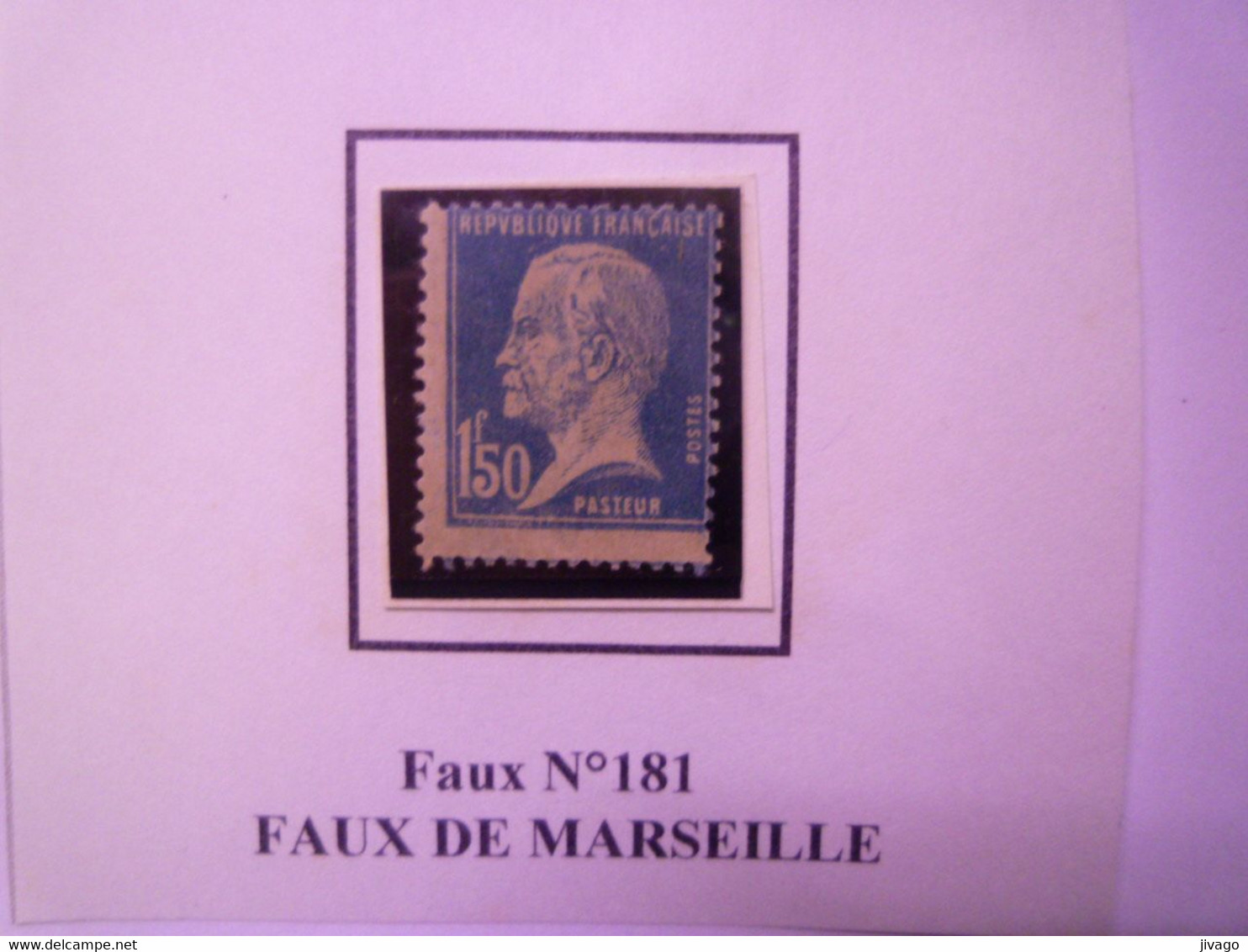 2020 - 7823  1F50  PASTEUR  " FAUX De MARSEILLE "   XXXX - Non Classificati