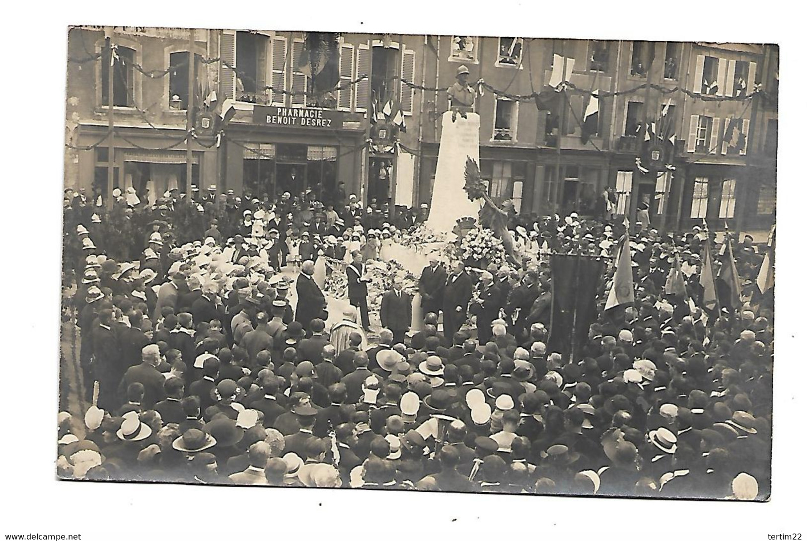 LA HAYE DU PUITS CEREMONIE MONUMENT AUX MORTS (INAUGURATION 1922 ? ) - Other & Unclassified