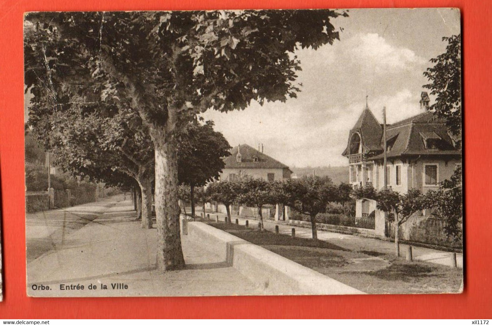 ZBI-31 Rances Village Sur Les Vignes.  Circulé 1923  Deriaz - Rances